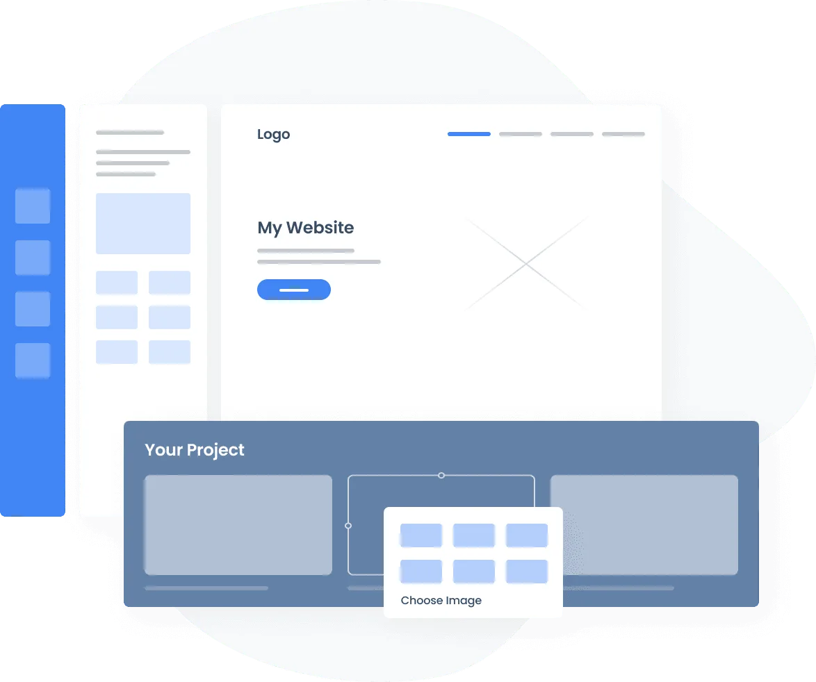 Illustration of a Website Page