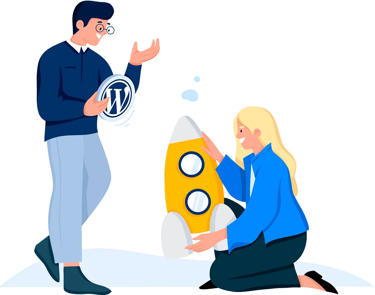 Illustration to Show WordPress Performance Optimization