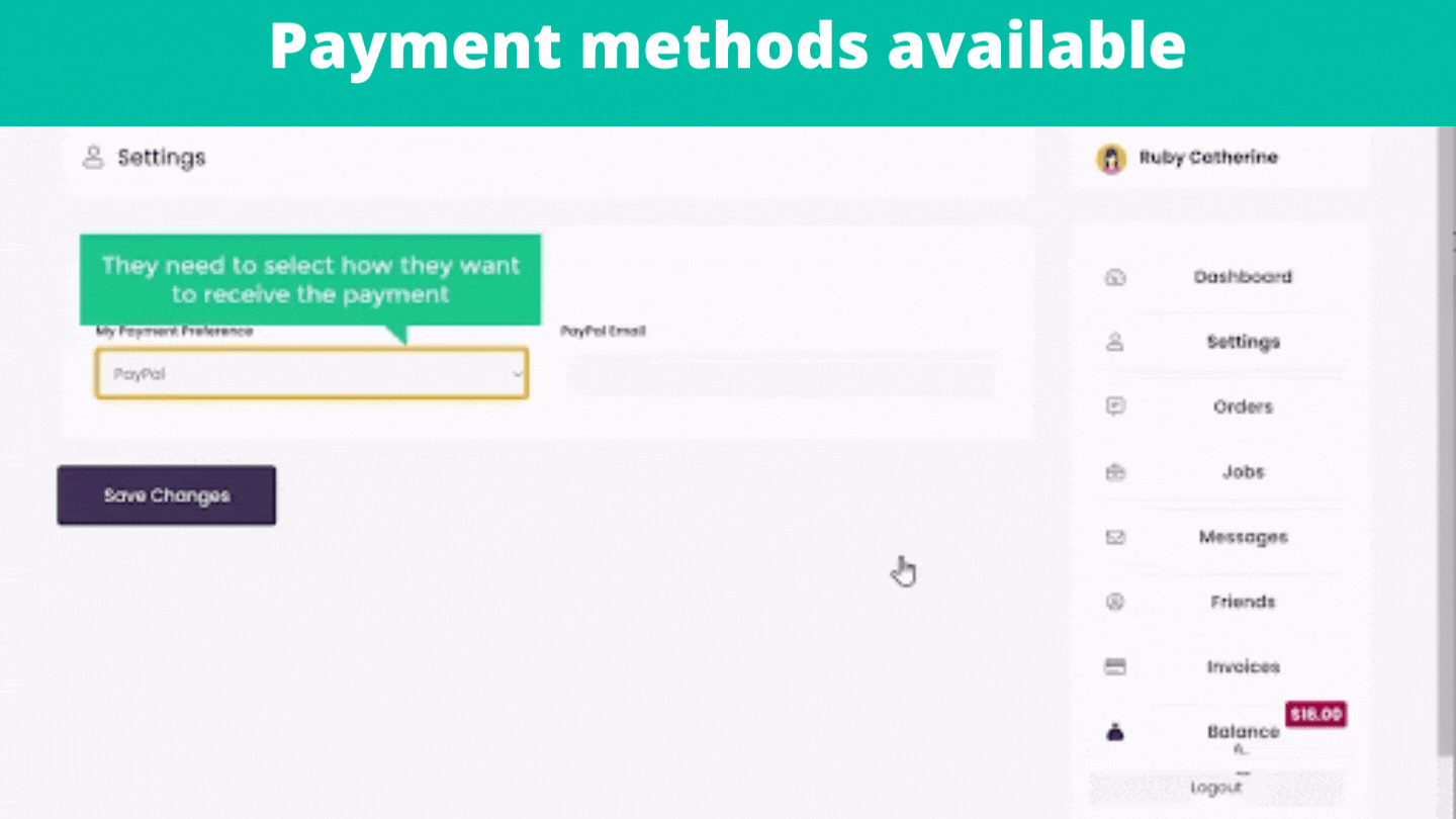 payment method