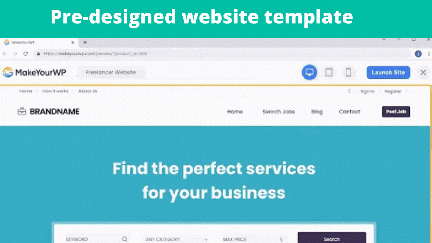 Launch your freelancing and micro job website