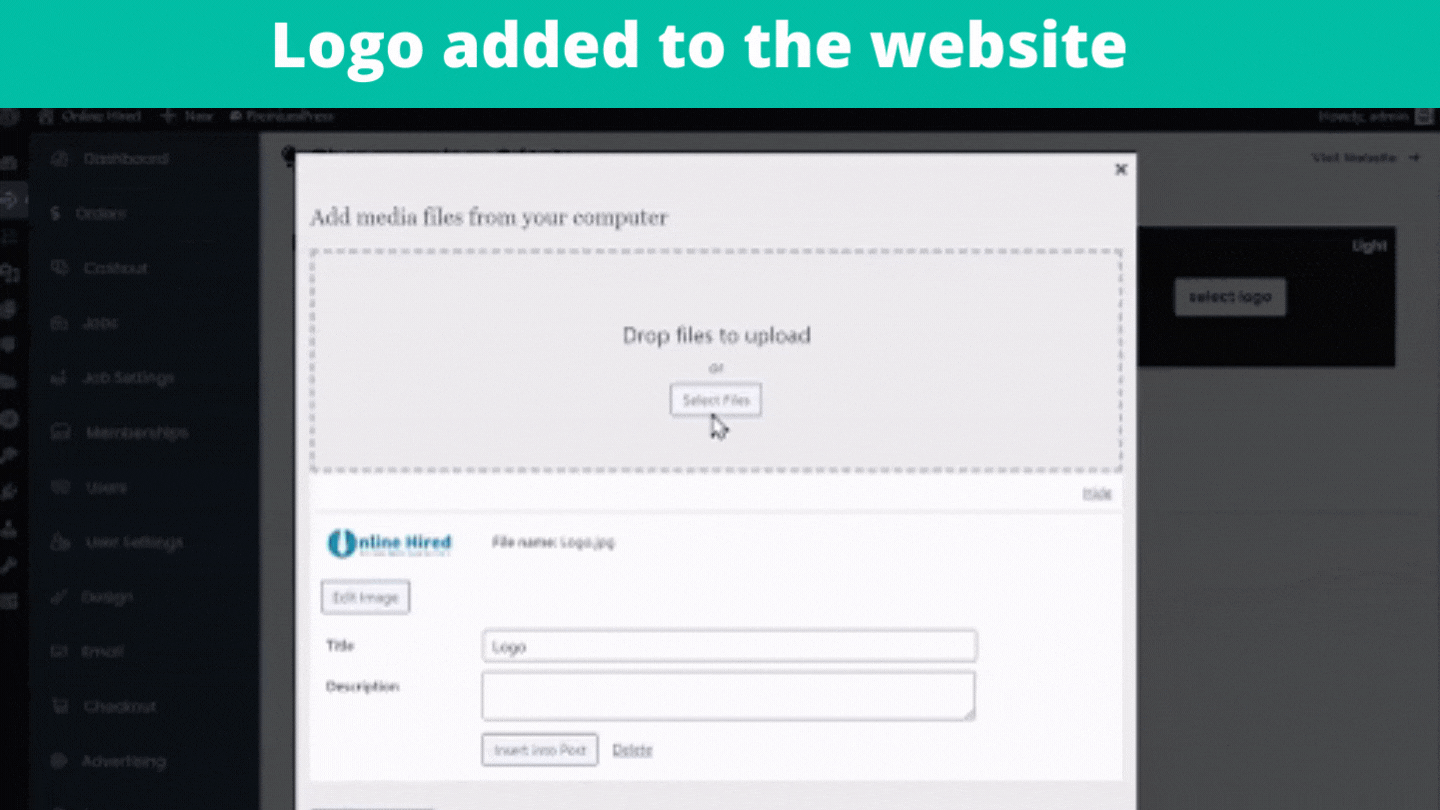 Logo added to the website