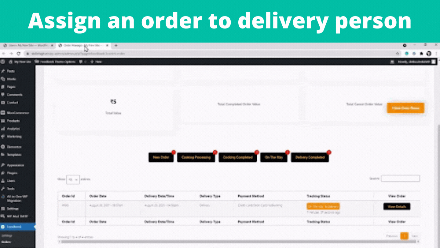 assign order