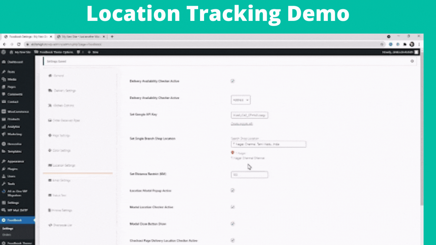 location tracking demo